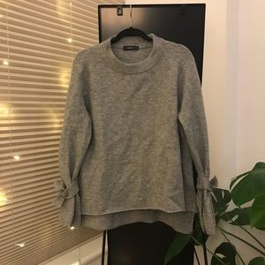 Zara Tie-sleeve Sweater